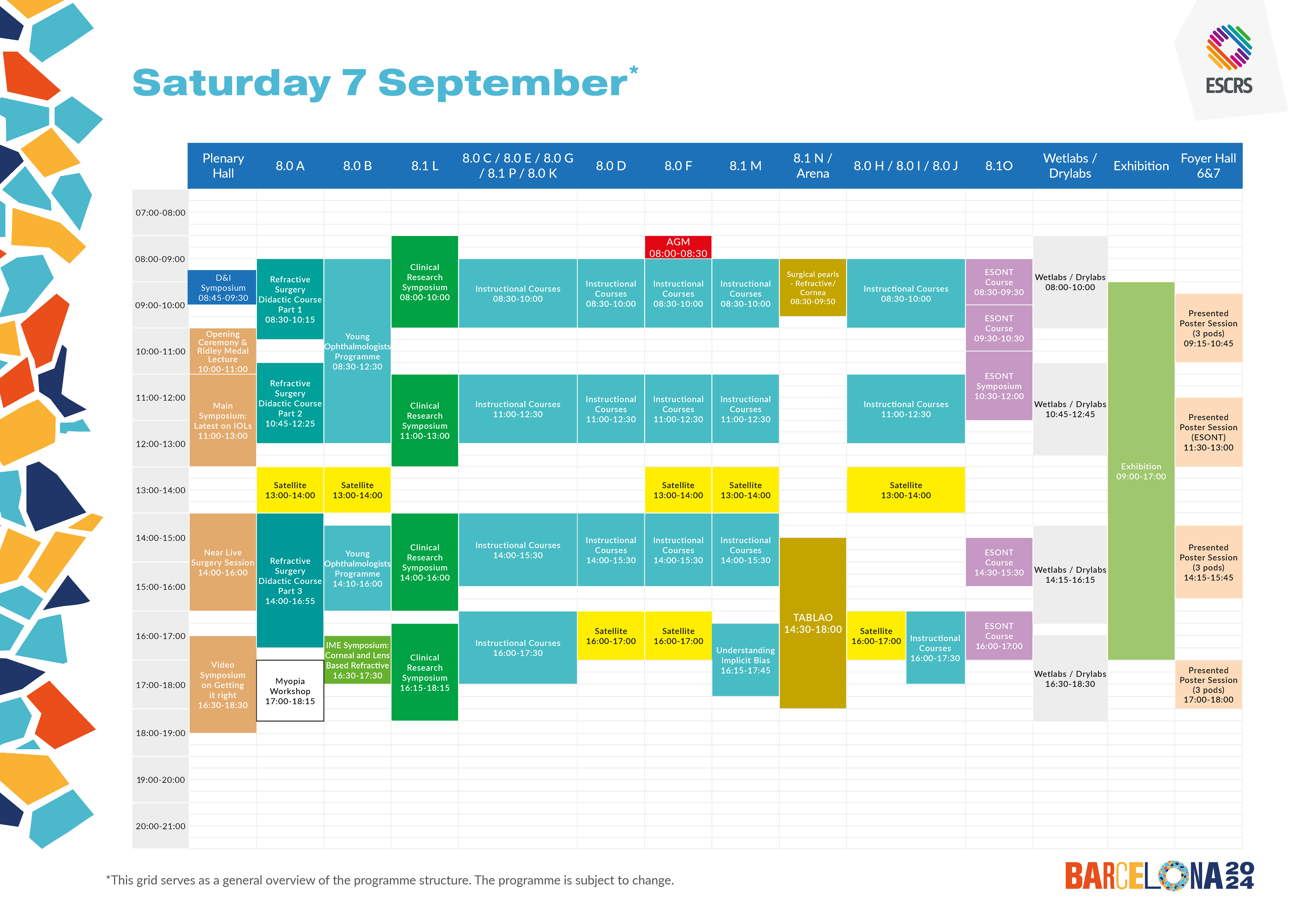 ESCRS Congress 2024 Programme